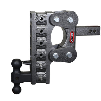 Gen-Y The Boss Torsion-Flex 2in Shank 10in Drop 10K Hitch w/GH-031 Dual-Ball/GH-032 Pintle Lock