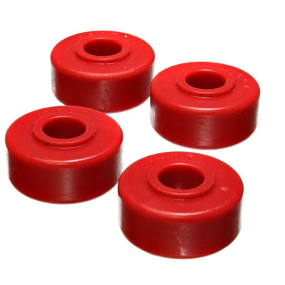 Energy Suspension 79-93 Dodge D-50 2WD / 87-96 Mitsubishi 2WD PU Red Front Strut Rod Bushing Set