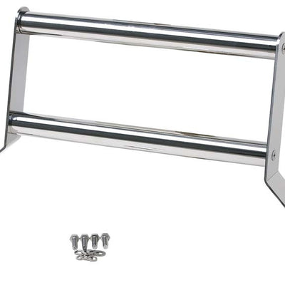 Kentrol 87-06 Jeep Wrangler TJ/YJ Grill Guard - Polished Silver