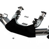 Borla 2020 Chevrolet Corvette C8 6.2 ATAK 3in Exhaust System Dual Round Rolled A/C Black Chrome Tips