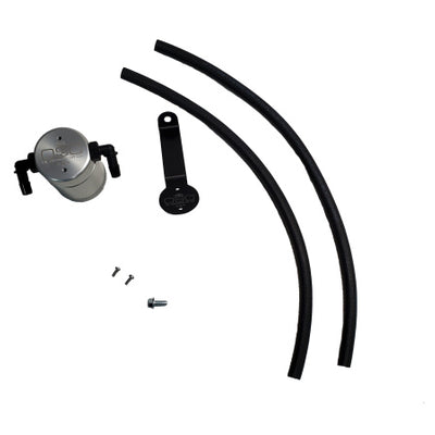 J&amp;L 19-24 Ford/Lincoln SUVs &amp; Trucks w 2.0 EcoBoost Driver Side Oil Separator 3.0 - Clear An