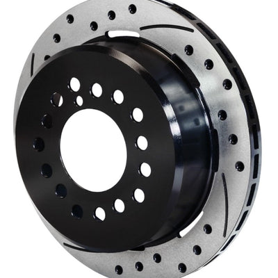 Wilwood Rotor-1.91in Offset-SRP-BLK-Drill-RH 12.19 x .810 - 5 Lug 3.12in Reg-C10