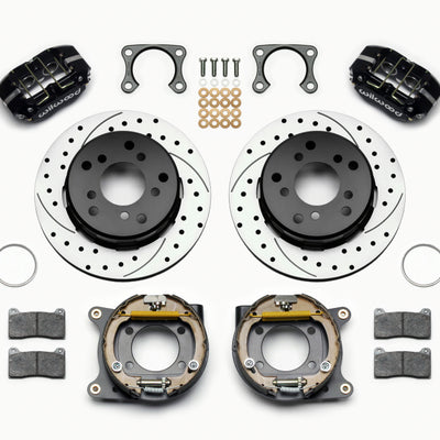Wilwood Dynapro Lug Mount P/S Park Brake Kit Drilled Big Ford 2.36in Off Bronco 5 x 5.50
