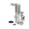 Weigh Safe 180 Hitch 10in Drop Hitch & 2in Shank (10K/12.5K GTWR) - Aluminum