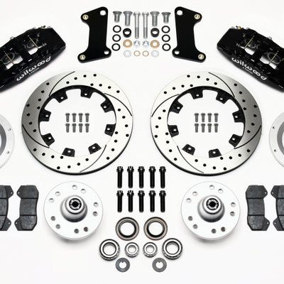 Wilwood Dynapro 6 Front Hub Kit 12.19in Drilled 67-69 Camaro (*Line Kit Needed*)