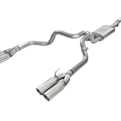 aFe Vulcan Series 4-3in 304SS Exhaust Cat-Back w/ Pol Tips 2019 GM Silverado/Sierra 1500 V8-6.2L