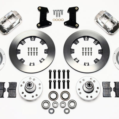 Wilwood Forged Dynalite Front Kit 12.19in Polished 74-80 Pinto/Mustang II Disc Spindle only