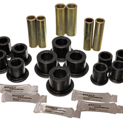 Energy Suspension 97-03 Ford F100/F150/F250 2WD Black Rear Leaf Spring Bushing Set