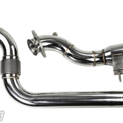 Turbo XS 2015+ Ford Mustang Ecoboost Downpipe w/ High Flow Catalytic Converter