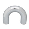 Vibrant 4in O.D. Universal Aluminum Tubing (180 degree Bend) - Polished