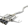 aFe Takeda 3in 304 SS Cat-Back Exhaust w/ Carbon Fiber Tips 17-18 Honda Civic Type R L4 2.0L (t)