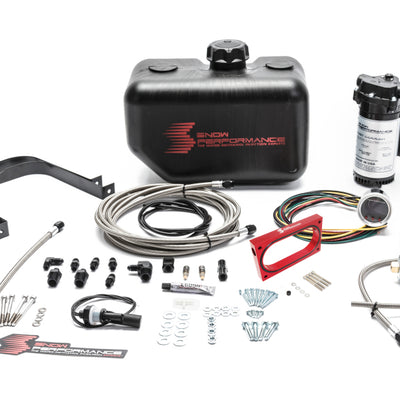 Snow Performance 05-10 Mustang Stg 2 Boost Cooler Water Injection Kit (SS Braided Line & 4AN)