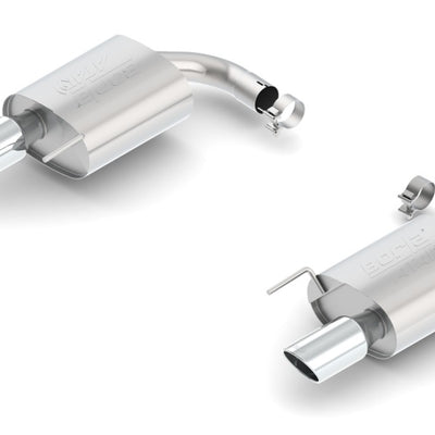 Borla Atak S Rear Section 15-17 Ford Mustang GT 5.0L V8 MT/AT 2.5in pipe 4in tip