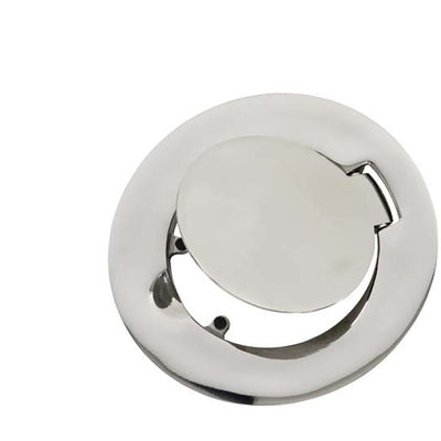 Kentrol 07-18 Jeep Wrangler JK Billet Style Gas Hatch - Polished Silver