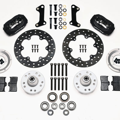 Wilwood Forged Dynalite Front Drag Kit Drilled Rotor 67-69 Camaro 64-72 Nova Chevelle