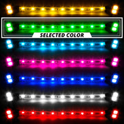 XK Glow Single Color XKGLOW UnderglowLED Accent Light Car/Truck Kit Green - 4x8In