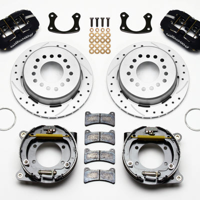 Wilwood Dynapro Low-Profile 11.00in P-Brake Kit Drill Zinc New Big Ford 2.50in Offset
