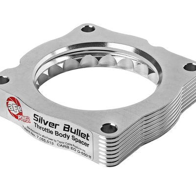 aFe Silver Bullet Throttle Body Spacer TBS 17-19 Nissan Patrol (Y61) I6-4.8L