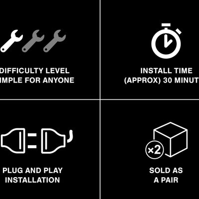 Raxiom 15-22 Ford Mustang Halo LED Tail Lights - Gloss Black Housing (Smoked Lens)