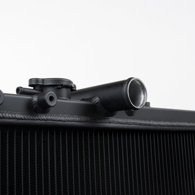CSF 93-98 Toyota MK4 Supra Radiator - Black Finish