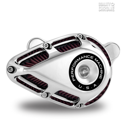 Performance Machine Jet Air Cleaner - Chrome