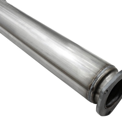 aFe MACHForce XP Exhaust 5in DPF-Back Stainless Steel Exhaust 2015 Ford Turbo Diesel V8 6.7L No Tip