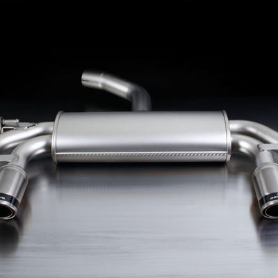Remus 2011 Volkswagen Golf VI 1.2L Cat Back Exhaust w/84mm Angled w/Carbon Ring Tail Pipe Set