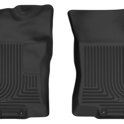 Husky Liners 14-18 Nissan Rogue / 14-15 Nissan X-Trail X-Act Contour Black Front Floor Liners