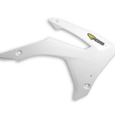 Cycra 13-17 Honda CRF250R-450R Powerflow Radiator Shrouds - White