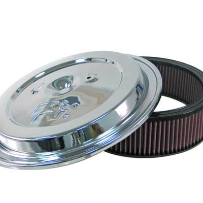 K&N Replacement Air Filter w/ Chrome Top - W/E-1500 K&N Logo