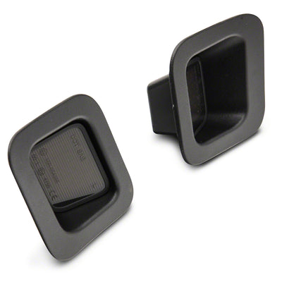 Raxiom 13-18 Dodge RAM 1500 Axial Series LED License Plate Lamps- Smoked