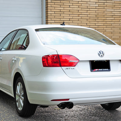 AWE Tuning Mk6 Jetta 2.5L Touring Edition Exhaust - Diamond Black Tips