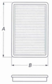 BMC 03-07 Hyundai Avante III 1.6L Replacement Panel Air Filter