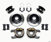 Wilwood D154 P/S Park Brake Kit Drilled Mopar/Dana 2.50in Off w/Snap Ring Bearing