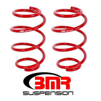 BMR 15-17 S550 Mustang Front Performance Version Lowering Springs - Red