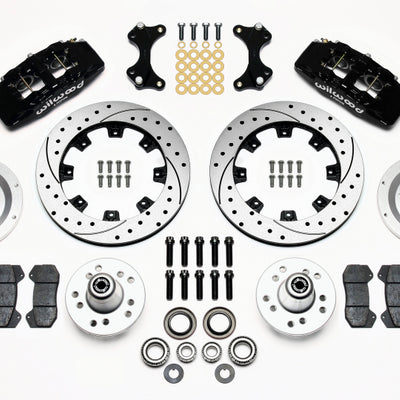 Wilwood Dynapro 6 Front Hub Kit 12.19in Drilled WWE ProSpindle