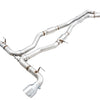 AWE Tuning 2020 Toyota Supra A90 Track Edition Exhaust - 5in Chrome Silver Tips