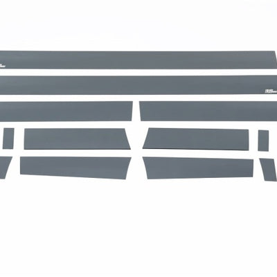 Putco 15-20 Ford F-150 Super Cab 6.5ft (4.25in Tall - 12pcs) Black Platinum Rocker Panels