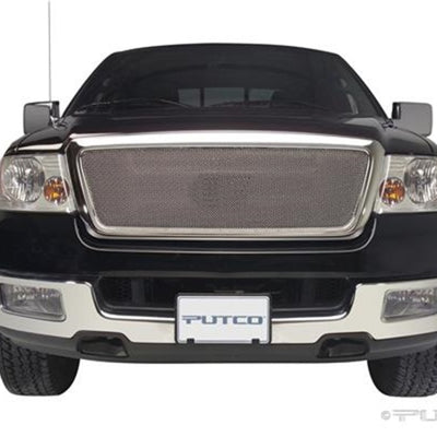 Putco 04-08 Ford F-150 LD Honeycomb (Excl Heritage)(Covering Logo) - Bolt on Liquid Mesh Grilles