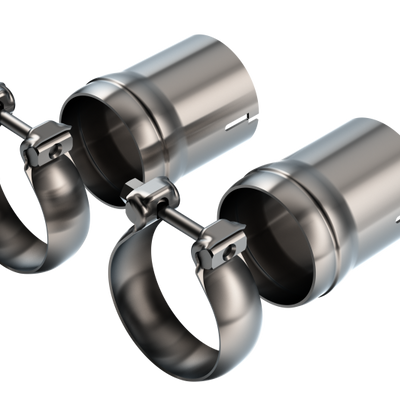 Borla 18-22 Dodge Charger R/T 5.7L V8 T-304 Stainless Steel Ball Flare Tip Adapter - Brushed