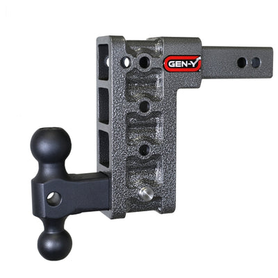 Gen-Y Mega Duty 2in Shank 7.5in Drop 1.5K TW 10K Hitch w/GH-031 Dual-Ball