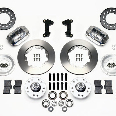 Wilwood Forged Dynalite Front Kit 11.00in Polished 74-80 Pinto/Mustang II Disc Spindle only
