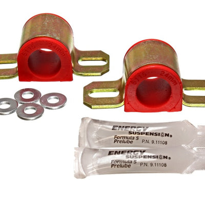 Energy Suspension 86-91 Mazda RX7 Red 24mm Front Sway Bar Bushings