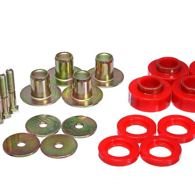 Energy Suspension 68-72 Chevrolet Chevelle Red Body Mount Set