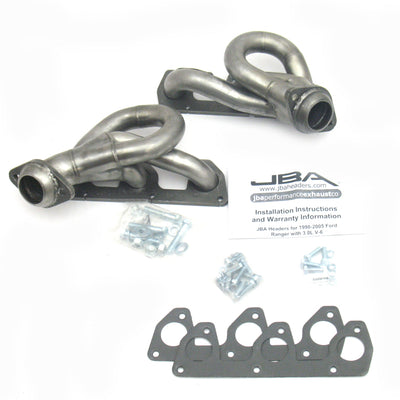 JBA 02-08 Ford Ranger 3.0L V6 w/o EGR 1-1/2in Primary Raw 409SS Cat4Ward Header