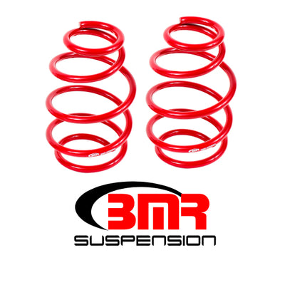 BMR 10-15 5th Gen Camaro V8 Front Lowering Springs - Red