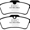 EBC 02-03 Mini Hardtop 1.6 Redstuff Rear Brake Pads