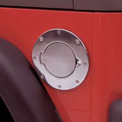 Rampage 2007-2018 Jeep Wrangler(JK) Billet Style Gas Cover - Polished