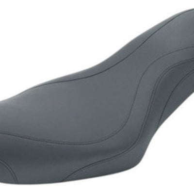 Mustang 06-17 Harley Dyna DayTripper 1PC Seat - Black