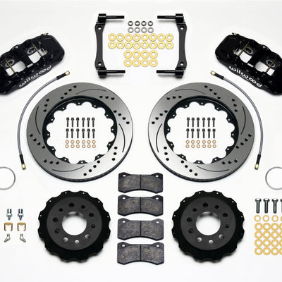 Wilwood AERO4 Rear Kit 14.25in Drilled 2014-Up Corvette C7 w/Lines